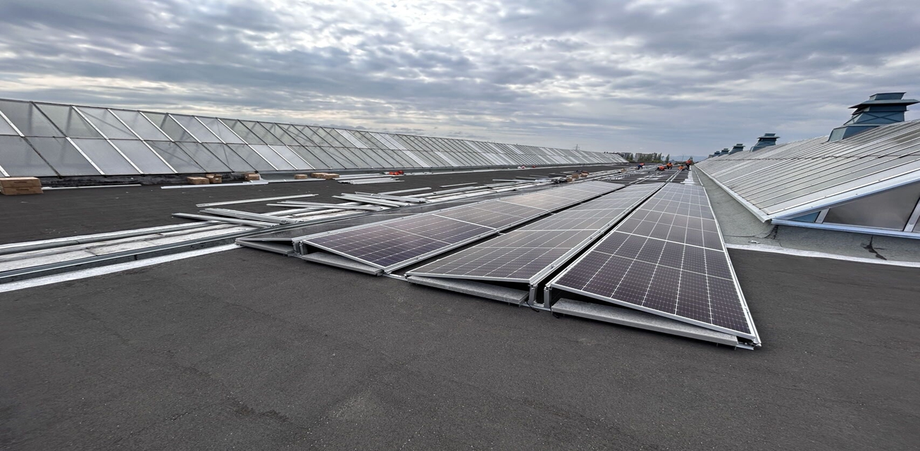 6KW Flat Roof Solar Ballast Mount Project in France