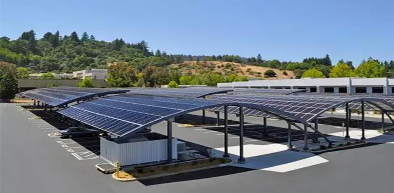 127.2KW Aluminum Solar Carport Project in Senegal