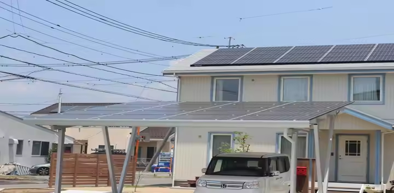 172.5KW Waterproof Solar Carport Mounting System in Japan