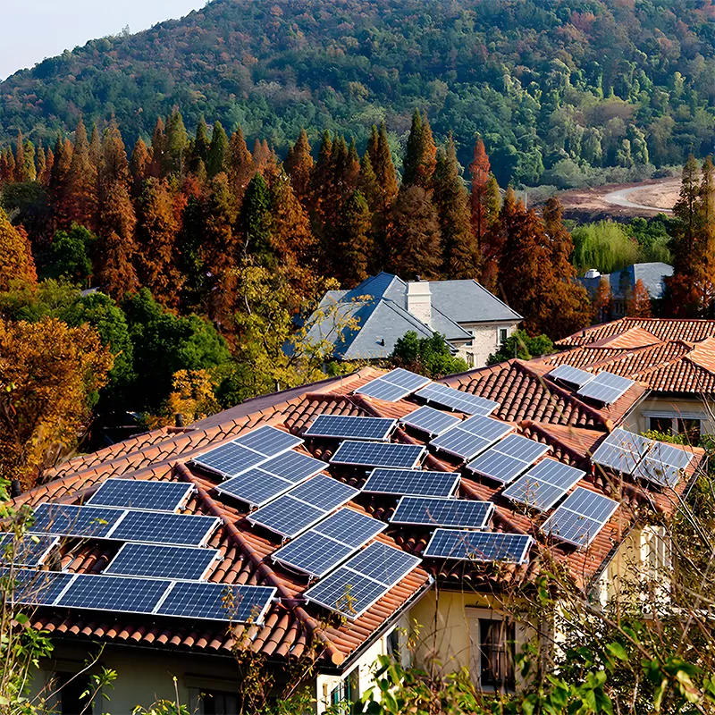 Glazed tile photovoltaic bracket