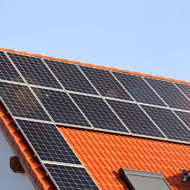 Glazed tile photovoltaic bracket