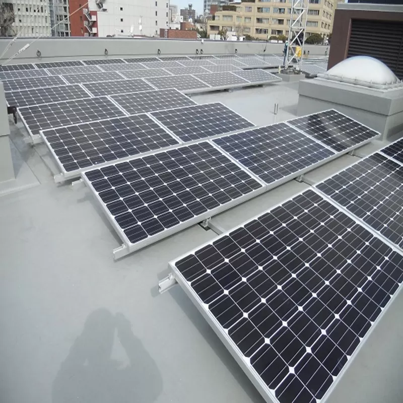 20KW Solar Ballast Roof Mount Project in France