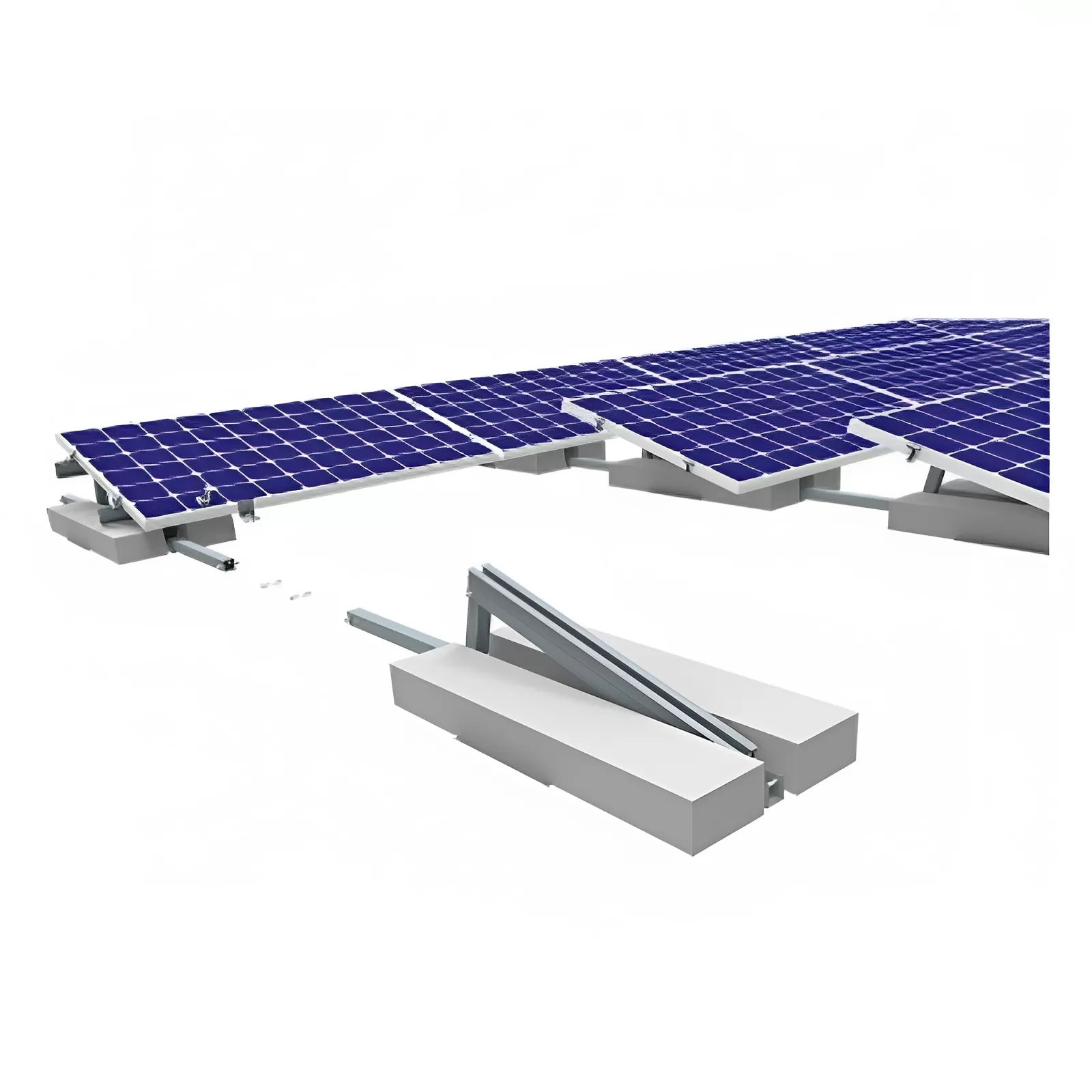 39.84KW Solar Tin Roof Mount with Mini Rail System in France