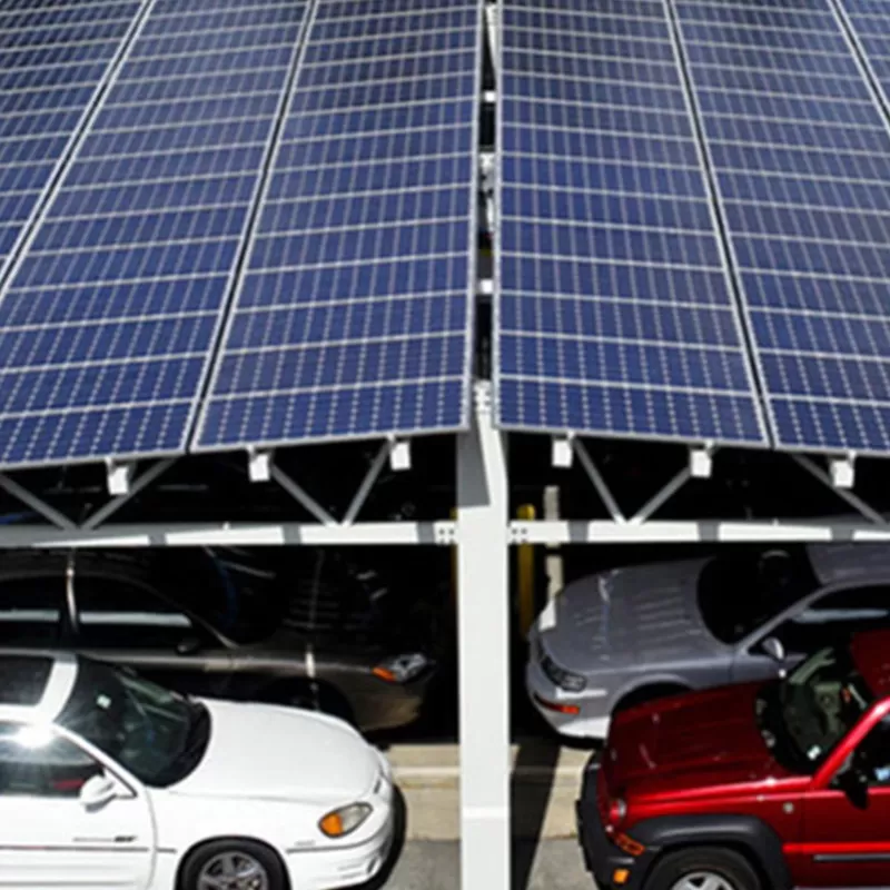 48.4KW Waterproof Aluminum Solar Carport Project in Italy