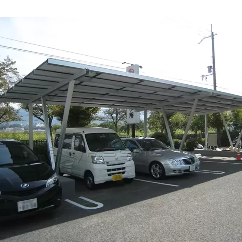 172.5KW Waterproof Solar Carport Mounting System in Japan