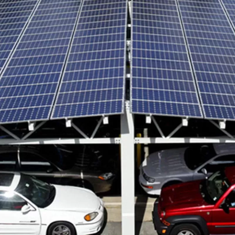 48.4KW Waterproof Aluminum Solar Carport Project in Italy
