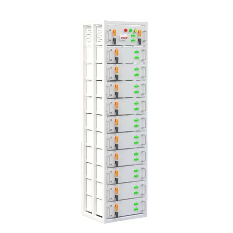 AQ160S100 rack mounted high voltage battery pack 20.48KWH 51.2KWH